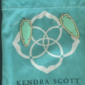 Kendra Scott Mint Green Skylar Earrings